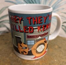 1998 South Park TV ceramic coffee tea mug Comedy Central Killed Kenny cartoon, usato usato  Spedire a Italy