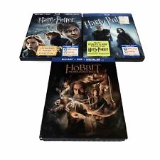 Lote de 3 filmes Blu-ray Harry Potter Hobbit Blu-ray com código digital, usado comprar usado  Enviando para Brazil