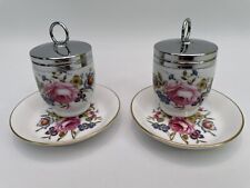 Vintage Royal Worcester Single Bournemouth Egg Coddlers & Pin Dishes x 2 for sale  Shipping to South Africa