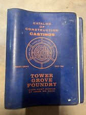 Catálogo de fundições de construção Tower Grove Foundry St Louis, Missouri década de 1960 comprar usado  Enviando para Brazil
