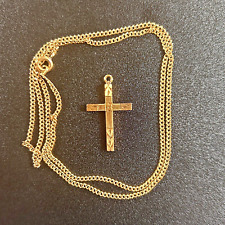 Vintage gold crucifix for sale  Sheffield