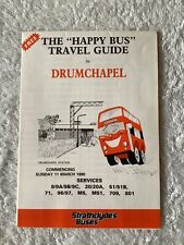 Strathclyde buses timetable for sale  EDINBURGH