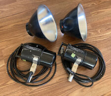 2 Speedotron Black Line 102 Light Heads  w/ 11" reflectors, Tested for sale  Shipping to South Africa