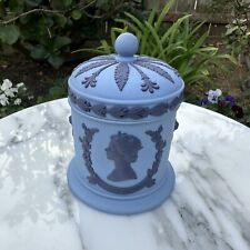 Wedgwood Queen Elizabeth II Silver Jubilee Rare Limited Edition Trinket Jar for sale  Shipping to South Africa