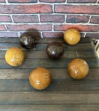 wooden lawn bowls for sale  HAILSHAM