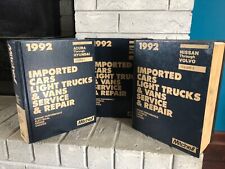 Manuales de servicio y reparación de autos, camiones ligeros y furgonetas importados Mitchell 1992  segunda mano  Embacar hacia Argentina