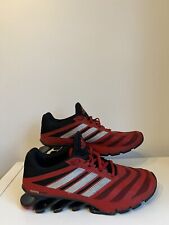 Adidas Springblade Trainers Running Shoes UK Size 10 Red Black for sale  Shipping to South Africa
