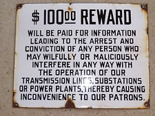 100 reward sign for sale  Bridgeport