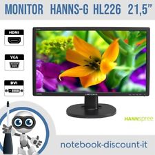 Używany, Monitor HANNS-G HL226 Schermo 21,5" Per Computer Desktop  Full-HD  1920x 1080px na sprzedaż  Wysyłka do Poland