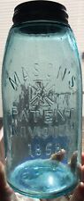 Vintage Mason's Patent Jar 1/2 Gallon Hero Cross Pat. 1867 #222 Base w/Zinc Lid for sale  Shipping to South Africa