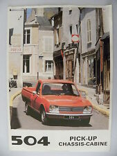 Brochure peugeot 504 d'occasion  France