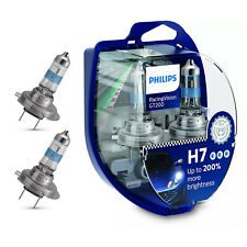 2x Philips H7 Racing Vision GT200 LAMPADE AUTO lampadine potenti +200% luce, usato usato  Valva