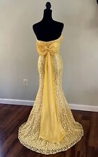 Jovani Formal Yellow dress Size 0 for sale  Shipping to South Africa