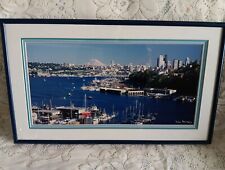 Seattle skyline framed for sale  Mastic Beach