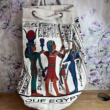 Egyptian drawstring duffle for sale  CRAWLEY