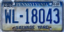 Pennsylvania salvage yard for sale  WATERLOOVILLE