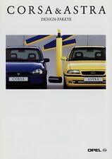 Opel Corsa & Astra Design Pakete Prospekt 1996 2/96 brochure prospectus Auto, usado comprar usado  Enviando para Brazil