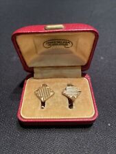 Gold Plated vintage cufflinks 1930’s James Walker Ltd The London Jewellers for sale  Shipping to South Africa