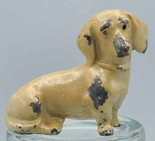 Usado, Estatueta miniatura antiga de metal para cachorro Dachshund ~ 2"H comprar usado  Enviando para Brazil