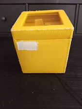 Used, WOLF Cub Single Watch Winder with Glass Cover, Yellow - Secure Fit Watch Wonder for sale  Shipping to South Africa