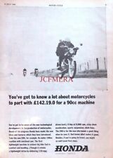 Honda motorcycle advert for sale  SIDCUP