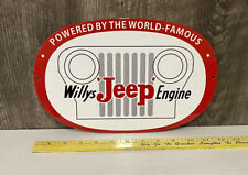 Placa de metal motor Willys Jeep automotivo Devil Power militar gasolina óleo mecânico comprar usado  Enviando para Brazil