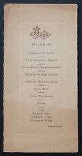 Menu mai 1898 d'occasion  Nantes-