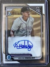 Used, KELVIN HIDALGO 2024 BOWMAN CHROME 1ST BASE AUTOGRAPH ROCKIES AUTO for sale  Shipping to South Africa