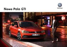2018 MY Volkswagen Vw Polo GTi 01 / 2018 catalogue brochure na sprzedaż  PL