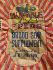 Burlap feed bag for sale  Chatham