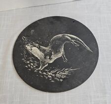 Otter etched round for sale  Tell City