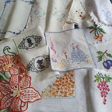 Bundle vintage embroidered for sale  PERTH