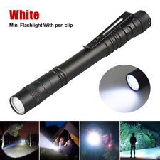 Used, 1X1000LM LED Flashlight Clip Mini Light Penlight Pen Torch Lamp Portable NEW for sale  Shipping to South Africa