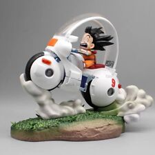 Usado, Figura de anime de Dragon Ball Goku niño hijo Goku escena de motocicleta estatua coleccionable segunda mano  Embacar hacia Argentina