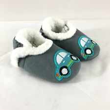 Sapatos de berço Stepping Stones bebê meninos camurça artificial carro acabamento de pele sintética cinza 9-12M comprar usado  Enviando para Brazil