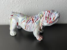 Multicolor bulldog resin d'occasion  Expédié en Belgium
