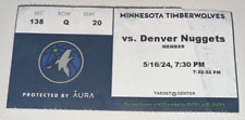 Nuggets timberwolves nba for sale  Minneapolis