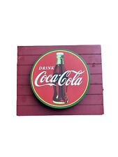 "Letrero de metal con pantalla retroiluminada LED de Coca Cola 18"" x 15"" x 2""" segunda mano  Embacar hacia Argentina