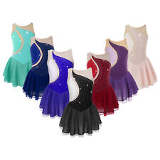 Girls Dresses Ballerina Dress Breathable Leotard Ice Skating Skirted Soft Kids for sale  Shipping to South Africa