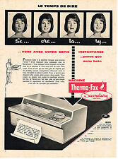 1960 advertising thermo d'occasion  Expédié en Belgium