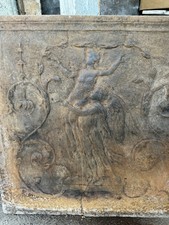 Plaque cheminée fonte d'occasion  Pont-sur-Yonne