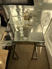 Bedside glass tables for sale  Shipping to Ireland