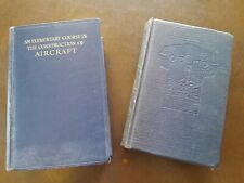 vintage aircraft books for sale  DARTFORD