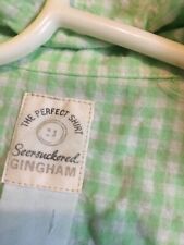 Green gingham shirt for sale  Norwood