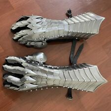 Medieval Gauntlets Gloves Nazgul Fantasy SCA Armor Iron Gloves Halloween Costume, used for sale  Shipping to South Africa