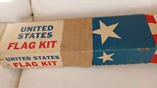 Kit vintage de vara de metal bandeira americana dos Estados Unidos comprar usado  Enviando para Brazil