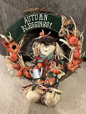 Scarecrow wreath fall for sale  Tuckerton
