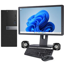 FAST COMPUTER i5 7th QUAD DESKTOP TOWER PC &TFT SET 16GB WINDOWS 11 HDD e SSD comprar usado  Enviando para Brazil