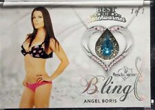 Used, 2021 BEST OF BENCH WARMER BLING ANGEL BORIS SILVER FOIL 1/1 for sale  Shipping to South Africa