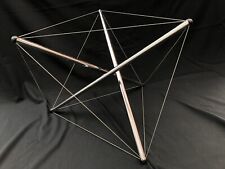 Vintage Postmodern Kinetic Waddell Side Coffee TABLE Tensegrity Cassina Glass for sale  Shipping to South Africa